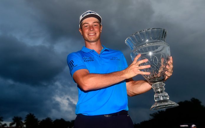 Rookie Viktor Hovland wins maiden title in Puerto Rico