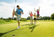 COVID-19: Golf Allowed At Alert Level 3 happy golfers