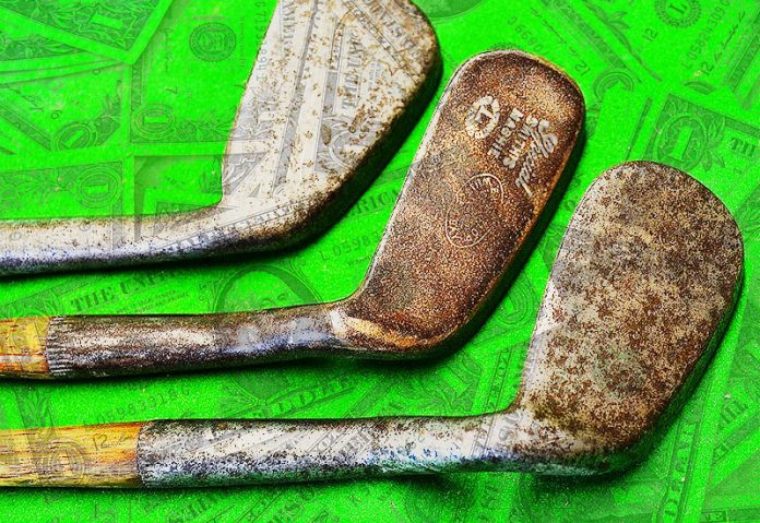 old golf clubs & money