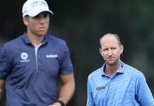 First Player Tests Positive for Coronavirus on PGA Tour Luke List of the United States and Vaughn Taylor of the United States walk on the ninth hole during the second round of the RBC Heritage on June 19, 2020 at Harbour Town Golf Links in Hilton Head Island, South Carolina. (Photo by Sam Greenwood/Getty Images) - Coronavirus