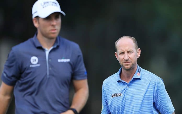 Luke List of the United States and Vaughn Taylor of the United States walk on the ninth hole during the second round of the RBC Heritage on June 19, 2020 at Harbour Town Golf Links in Hilton Head Island, South Carolina. (Photo by Sam Greenwood/Getty Images) - Coronavirus