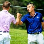 Young Gun Morikawa Survives Playoff to Win Second Title Collin Morikawa and Justin Thomas