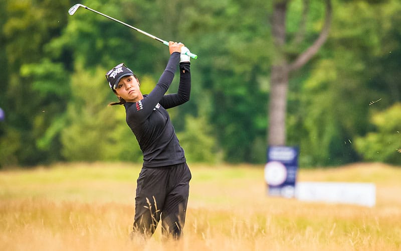 Lydia Ko in the final round of the Aberdeen Standard Investments Ladies Scottish Open (Photo: Tristan Jones)