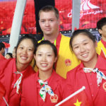 A Master Professional Gareth Winslow with the Chinese Women’s Golf Team at the 2010 Asian Games where they came second to South Korea.