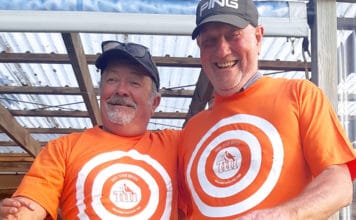 Extraordinary Consecutive Holes in One at Waiheke Golf Club, with an Extra Handicap Waiheke pairing of Ged Gordon (left) and Steve Connon at the 19th