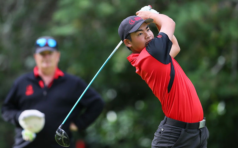 Kazuma Kobori was named player of the tournament. (NZ Golf)