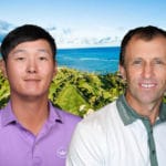 Danny Lee and Tim Wilkinson Tee Off New Year in Hawaii