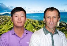 Danny Lee and Tim Wilkinson Tee Off New Year in Hawaii