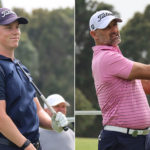 Slow Start for Kiwis at Windy Rosebud Daniel Hillier and Mike Hendry on Day 1 of The Players Series hosted by Geoff Ogilvy at Rosebud Country Club in Victoria Australia. (PGA Tour of Australasia)