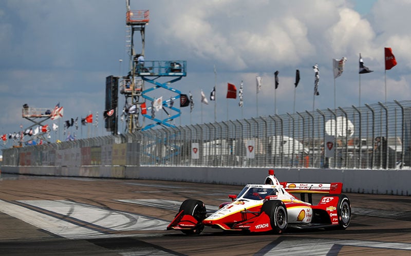 Scott McLaughlin in the Firestone Grand Prix of St. Petersburg (Supplied: Team Penske)