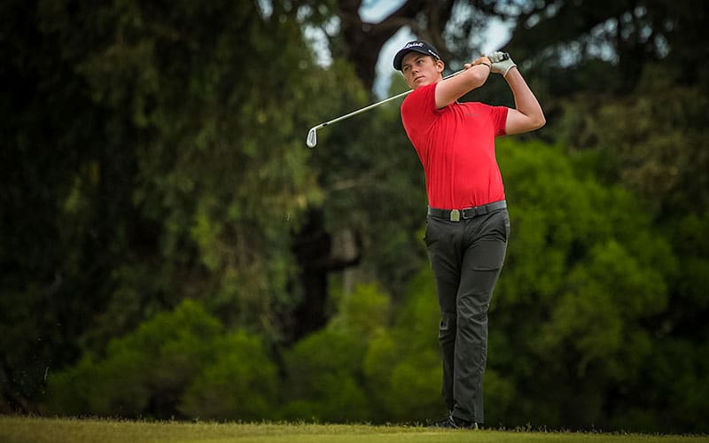 Daniel Hillier on Day 3 of the Vic PGA at Moonah Links in Victoria. (Photo: PGA of Australia)