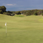 Play Suspended at Vic PGA Due to Lightning Storm Clouds approaching Moonah Links (PGA of Australia Twitter)