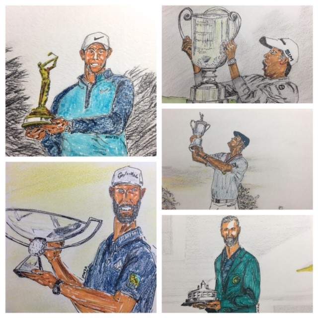 Five Big Trophies art