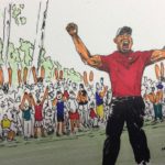 Golf and Art Cross Paths In Pandemic Tiger Woods Art