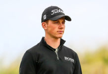 Hillier Battles Conditions to Lead by Two Over Fox at Muriwai Daniel Hillier on Day three of the Autex Muriwai Open (Golf NZ)