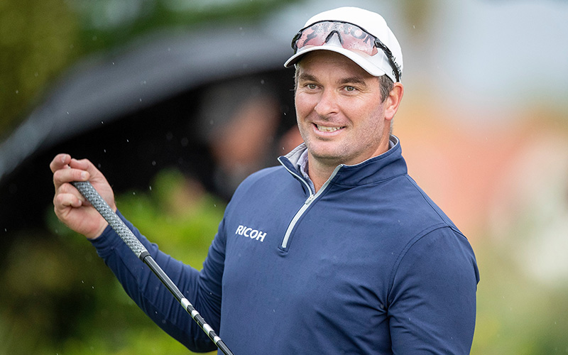 Ryan Fox on Day three of the Autex Muriwai Open (Golf NZ)