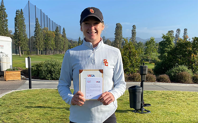 Amelia qualifies for the 2021 US Women's Open (Supplied)