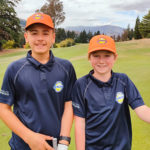 Dunedin Junior Golf Club Booming Dunedin Juniors Keidis Gray and Cade Patrick (Supplied)