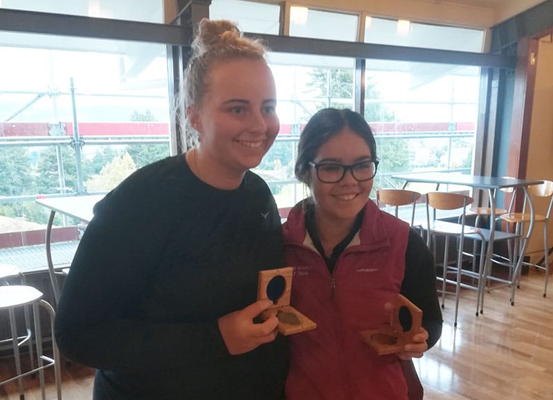 South Island Age Groups: Maddie May and Lizzie Neale (Photo: Neville Idour)