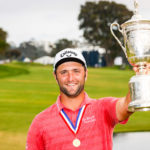 Spain Triumphs as Jon Rahm Wins US Open Jon Rahm poses with the trophy after winning the 2021 U.S. Open at Torrey Pines Golf Course in San Diego, Calif. on Sunday, June 20, 2021. (Jeff Haynes/USGA)