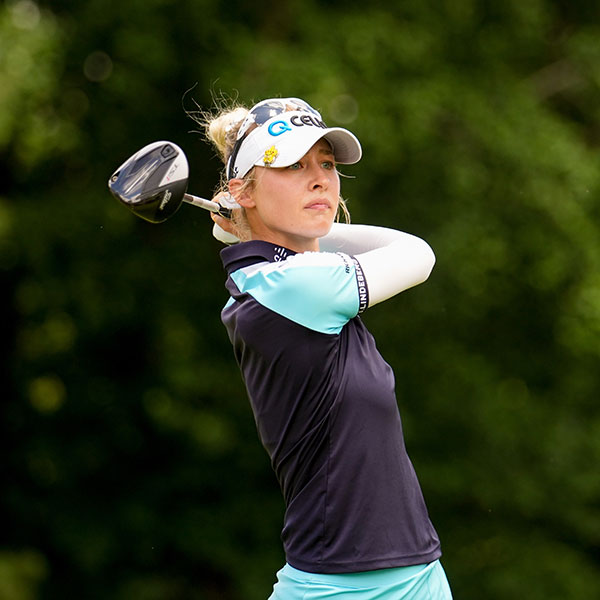 Nelly Korda on the final day of the 2021 Women's US PGA Trophy (Twitter)