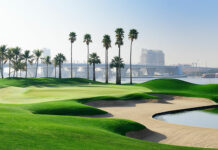 Region Amateur Men’s Championship to Defy Covid Lockdowns in Dubai 10th hole at the Dubai Creek Golf & Yacht Club (Supplied)