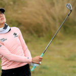 Blemish Free Round Sets Ko Up For Scottish Assault Lydia Ko plays her second shot on the 11th hole during the Trust Golf Scottish Women's Open at Dumbarnie Links in Leven, Scotland. (Photo by David Cannon/Getty Images)